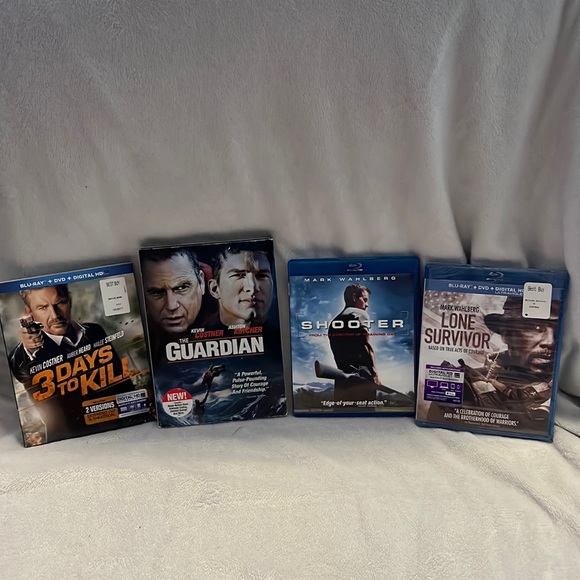 Kevin Costner & Mark Wahlberg, 4 movie collection - Picture 1 of 5